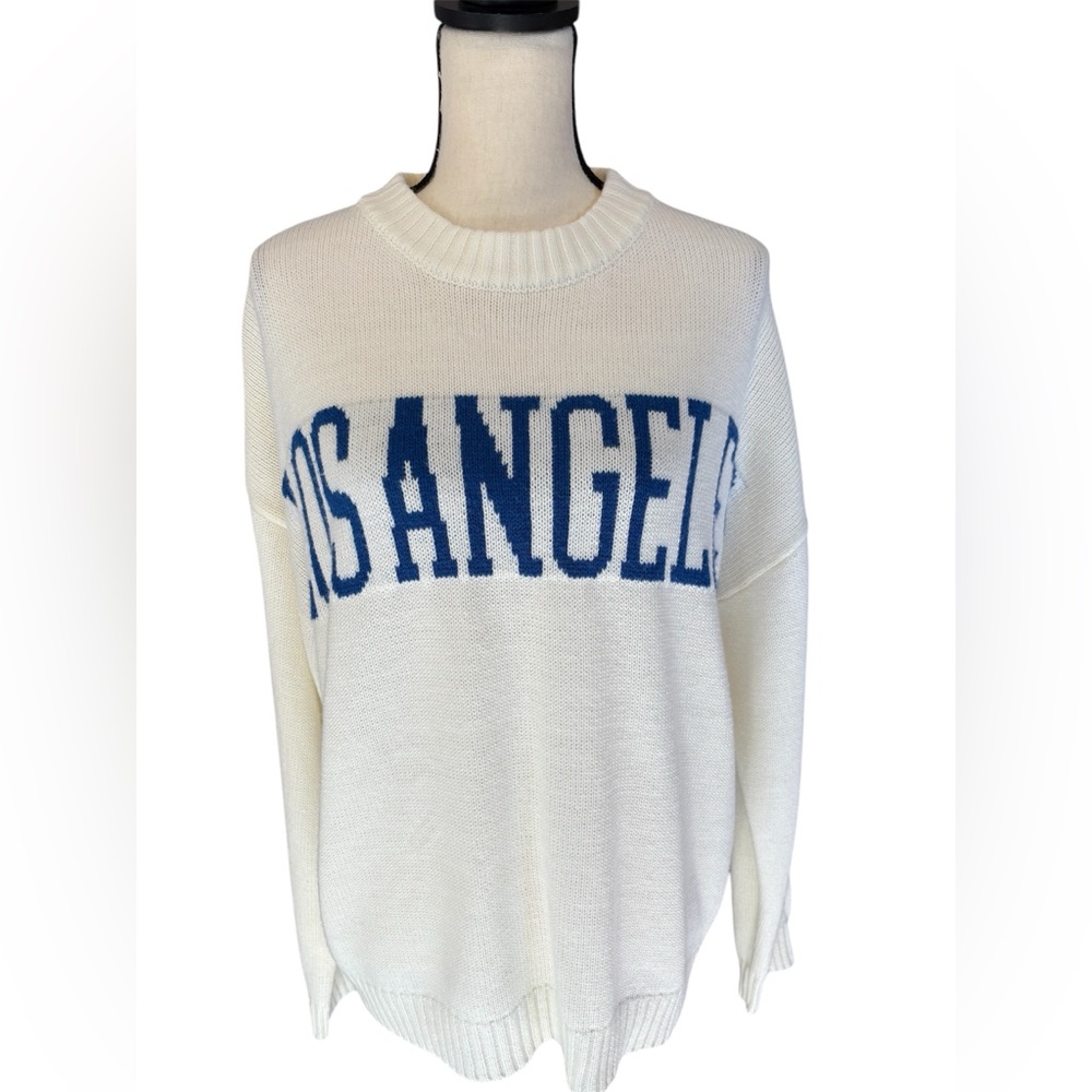 Just Polly Graphic Lettering Crewneck Sweater Size XL(Juniors)